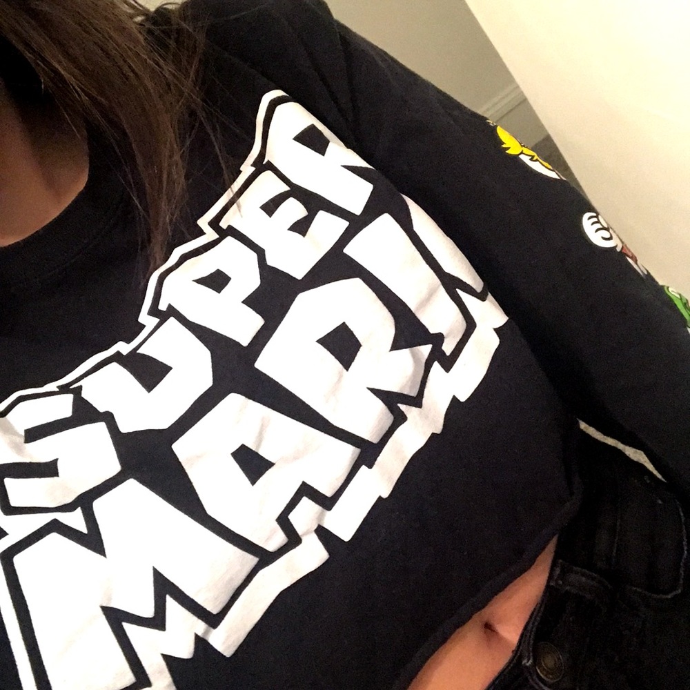Cropped sweatshirt